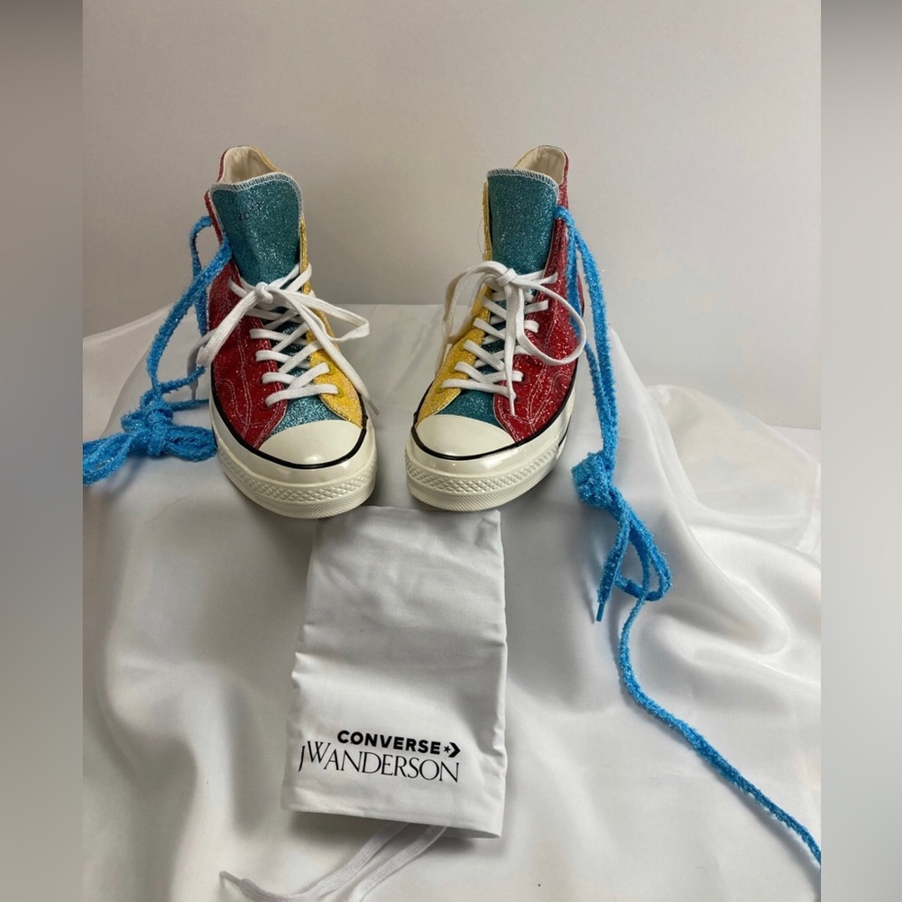 Converse J.W Anderson Glitter Accent Sneakers Size 9.5